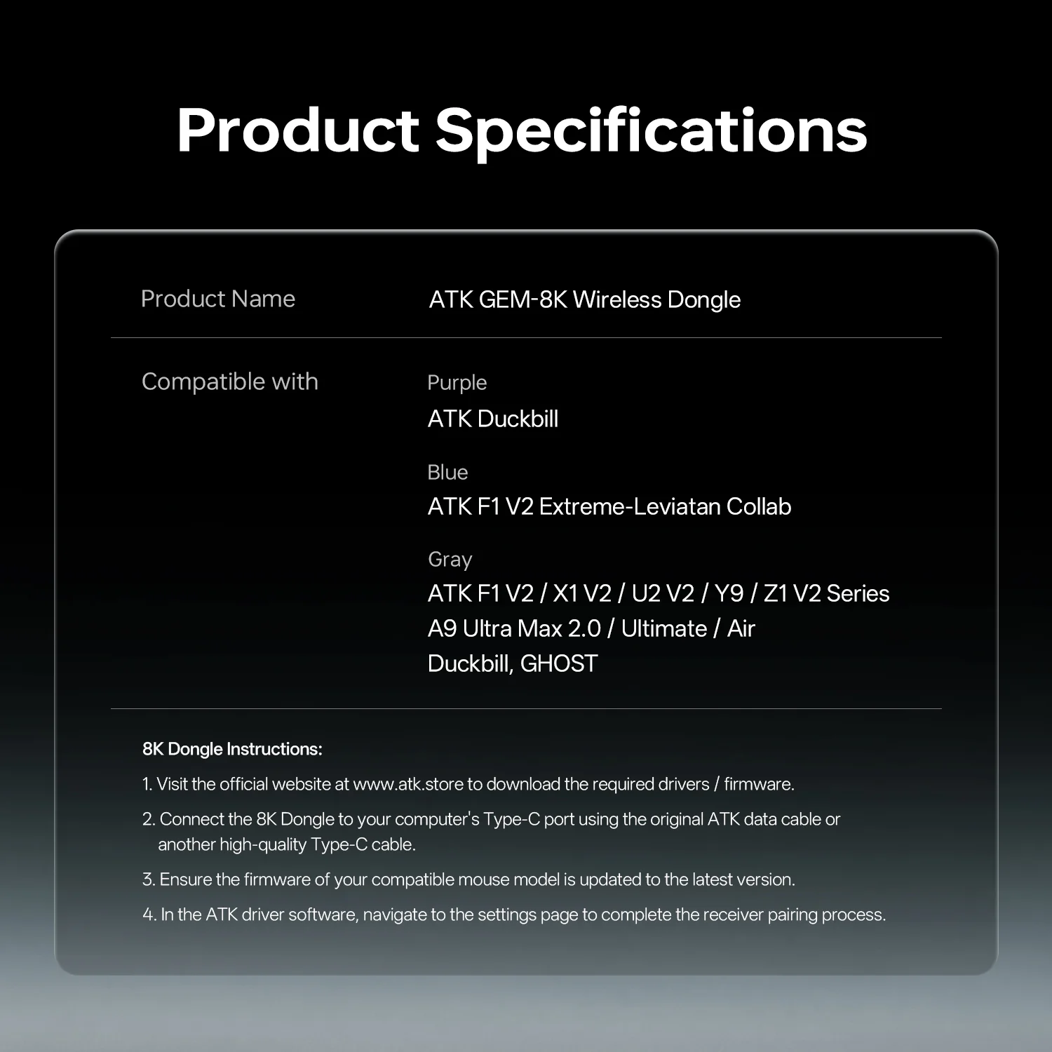 ATK GEM 8K Wireless Dongle - Image 7