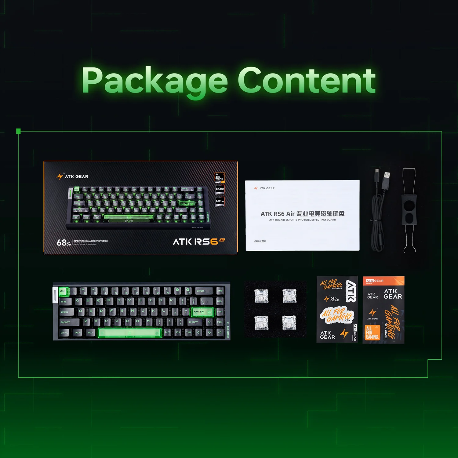 ATK RS6 Air Esports Hall Effect Keyboard - Image 5
